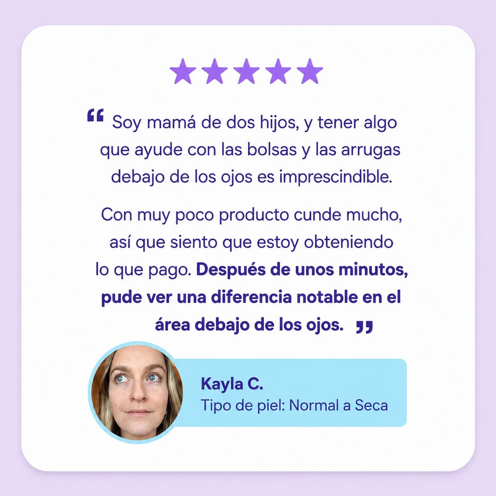 Gel Reafirmante Contorno de Ojos