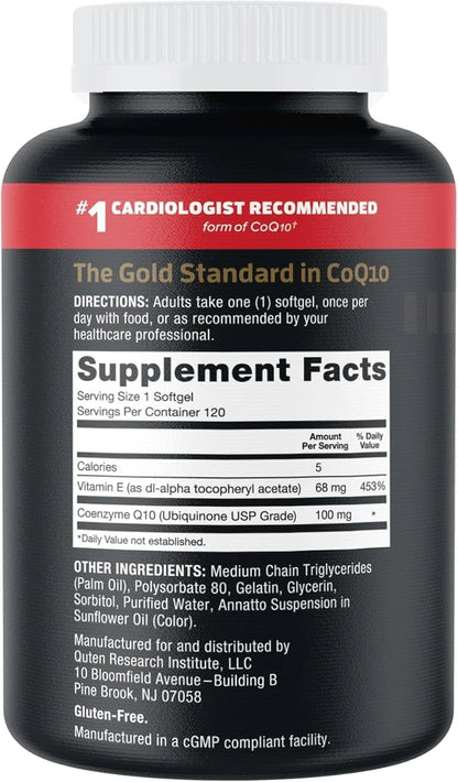 Suplemento de CoQ10 para salud cardiovascular
