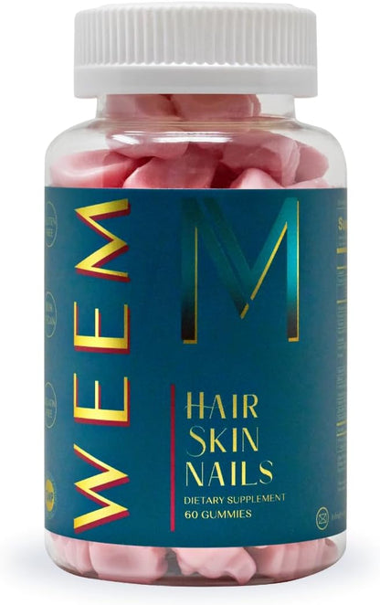 WEEM Gomitas para cabello, piel y uñas.