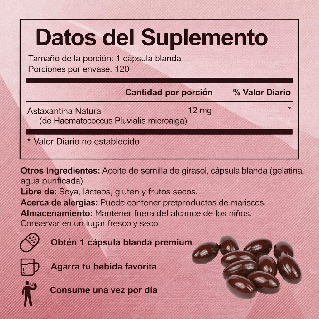 SUPLEMENTO ASTAXANTINA