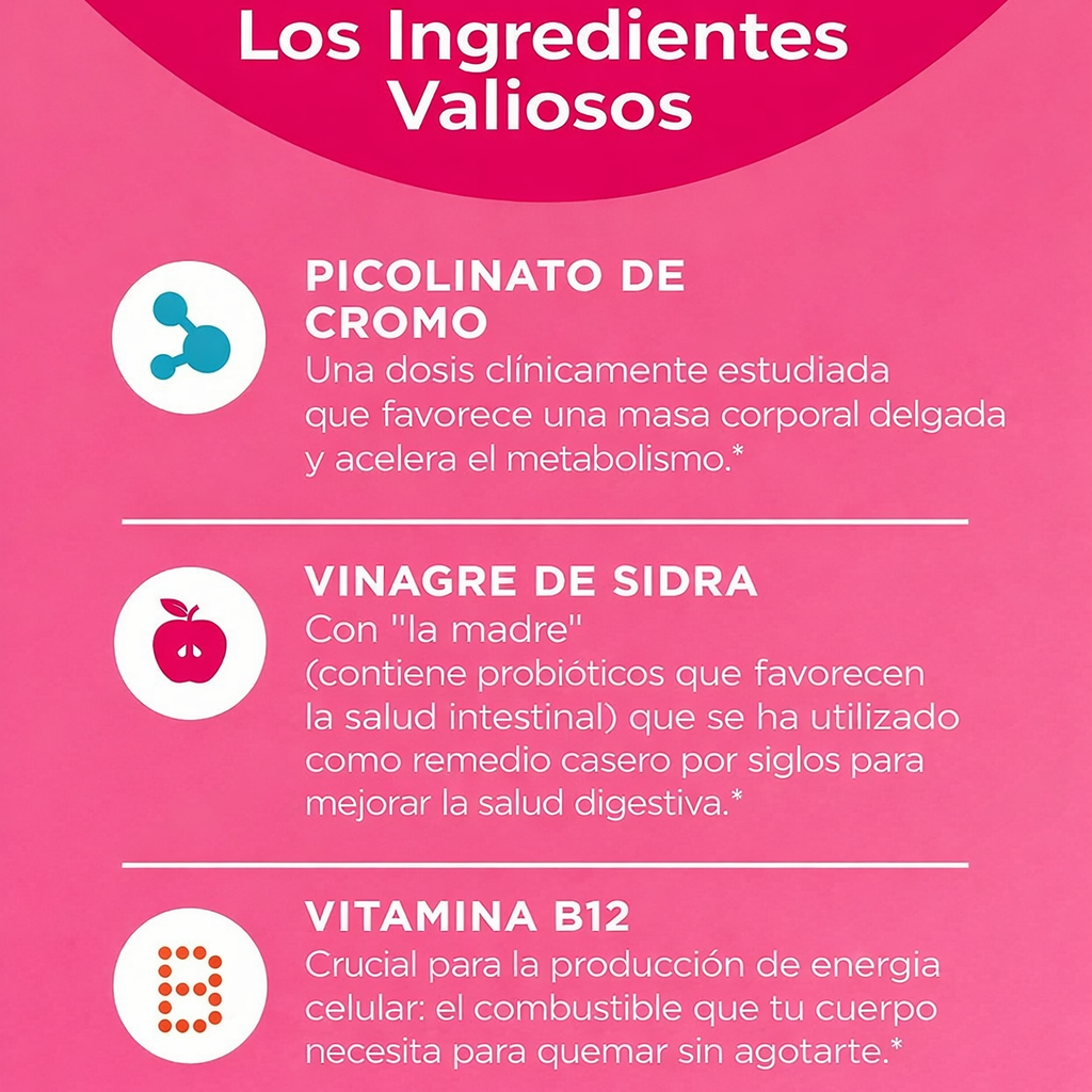 AROS DE GOMITAS PARA EL METABOLISMO