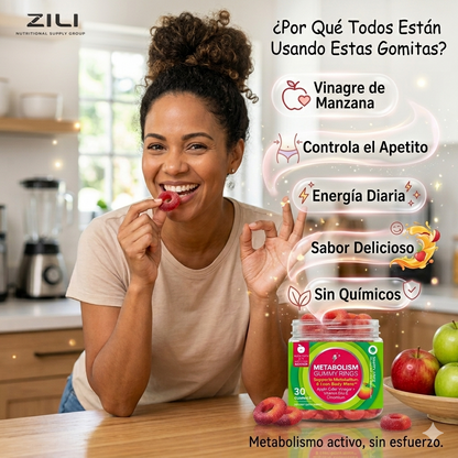AROS DE GOMITAS PARA EL METABOLISMO