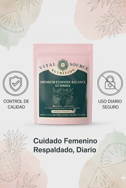 Gomitas de equilibrio femenino