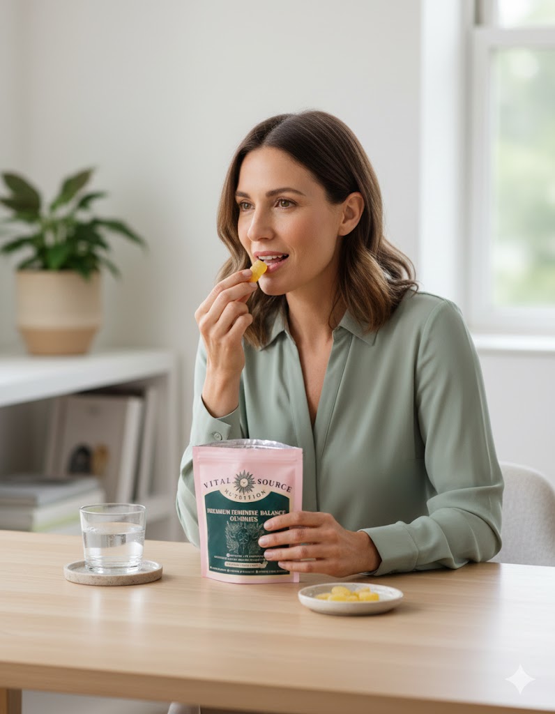 Gomitas de equilibrio femenino